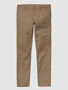 Carhartt WIP Sid Byxor leather/rinsed