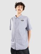 Brixton Builders Auto Skjorta twilight blue/white strip