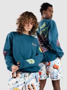 The Dudes Swizzlehead Classic Tröja deep peacock