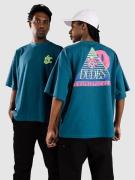 The Dudes Unathletic Club Back Classic Oversize He T-Shirt deep peacoc...