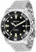 Invicta Herrklocka 33502 Pro Diver Svart/Stål Ø44 mm