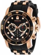 Invicta Herrklocka 30825 Pro Diver Svart/Roséguldstonat stål Ø48 mm