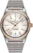 Breitling Damklocka U10380591A2U1 Chronomat Automatic 36 Vit/18 karat