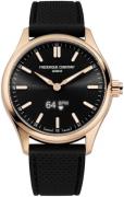 Frederique Constant Herrklocka FC-287BS5B4 Vitality Svart/Gummi Ø42