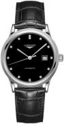 Longines Herrklocka L4.984.4.57.2 Flagship Svart/Läder Ø40 mm