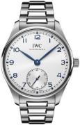 IWC Herrklocka IW358312 Portugieser Vit/Stål Ø40.4 mm