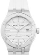 Maurice Lacroix Herrklocka AI6008-SS000-130-2 Aikon Vit/Gummi Ø42 mm