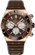 Breitling Herrklocka RB0136E31Q1S1 Chronomat B01 44 Brun/Gummi Ø44 mm