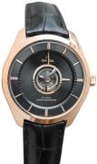 Omega Herrklocka 529.53.43.22.01.001 De Ville Tourbillon Svart/Läder