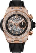 Hublot Herrklocka 421.OX.1180.RX.1704 Big Bang 44mm Svart/Gummi Ø44