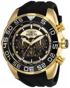 Invicta Herrklocka 26301 Speedway Svart/Gummi Ø50 mm