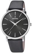 Festina Damklocka F20371-4 Svart/Läder Ø38 mm