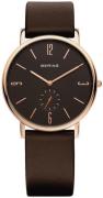 Bering Herrklocka 13739-562 Classic Brun/Läder Ø39 mm