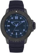 Nautica Herrklocka NAD20509G Blå/Gummi Ø49 mm