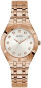 Guess Damklocka GW0114L3 Silverfärgad/Roséguldstonat stål Ø36 mm