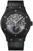 Hublot Herrklocka 547.CX.0170.LR Classic Fusion Skelettskuren/Gummi