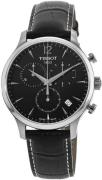 Tissot Herrklocka T063.617.16.057.00 Tradition Svart/Läder Ø42 mm