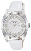 Kenneth Cole Damklocka 10021282 Classic Vit/Läder Ø40 mm