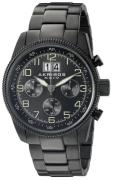 Akribos XXIV Herrklocka AK862BK Chronograph Svart/Stål Ø45 mm