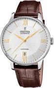 Festina Herrklocka F20484-2 Silverfärgad/Läder Ø41 mm