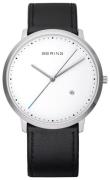 Bering Herrklocka 11139-404 Slim Vit/Läder Ø39 mm