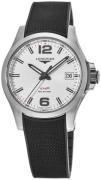 Longines Herrklocka L3.716.4.76.9 Conquest V.H.P. Silverfärgad/Gummi