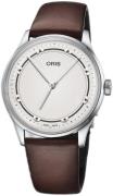 Oris Herrklocka 01 733 7762 4081-SET Culture Silverfärgad/Läder