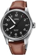 Oris Herrklocka 01 751 7761 4164-07 6 20 07LC Aviation Svart/Läder