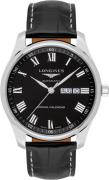 Longines Herrklocka L2.920.4.51.7 Master Svart/Läder Ø42 mm