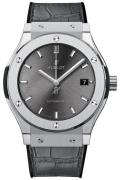 Hublot Herrklocka 511.NX.7071.LR Classic Fusion Grå/Läder Ø45 mm