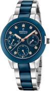 Festina Damklocka F20497-2 Blå/Keramik Ø35 mm