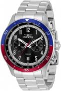 Invicta Herrklocka 33964 Svart/Stål Ø46 mm