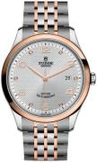 Tudor 1926 Herrklocka M91651-0002 Silverfärgad/Roséguldstonat stål