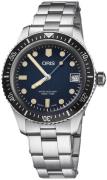 Oris Herrklocka 01 733 7747 4055-07 8 17 18 Diving Blå/Stål Ø36 mm