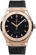 Hublot Herrklocka 511.OX.1181.LR Classic Fusion Svart/Gummi Ø45 mm