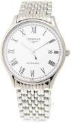 Longines Herrklocka L4.960.4.11.6 Lyre Vit/Stål Ø38.5 mm