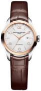 Baume & Mercier Damklocka M0A10208 Clifton Silverfärgad/Läder