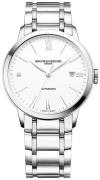 Baume & Mercier Herrklocka M0A10311 Classima Vit/Stål Ø40 mm