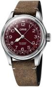 Oris Herrklocka 01 754 7741 4068-07 5 20 50 Aviation Röd/Läder Ø40