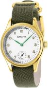 Invicta Herrklocka 37072 Vintage Vit/Textil Ø33 mm