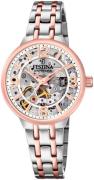 Festina Damklocka F20615-1 Skelettskuren/Roséguldstonat stål Ø32.5