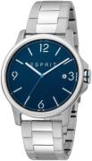 Esprit Herrklocka ES1G156M0075 Course Blå/Stål Ø40 mm