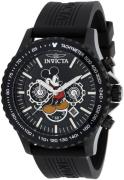 Invicta Herrklocka 39043 Disney Svart/Gummi Ø48 mm