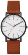 Skagen Herrklocka SKW6374 Signatur Vit/Läder Ø40 mm