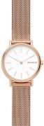 Skagen Damklocka SKW2694 Signatur Vit/Roséguldstonat stål Ø30 mm