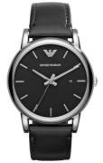 Emporio Armani Herrklocka AR1692 Luigi Svart/Läder Ø41 mm