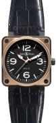 Bell & Ross Herrklocka BR0192-BICOLOR BR 01-92 Svart/Läder Ø46