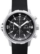 IWC Herrklocka IW376803 Aquatimer Chronograph Svart/Gummi Ø44 mm