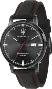 Maserati Herrklocka R8851130001 Eleganza Svart/Läder Ø42 mm