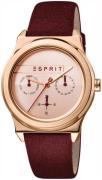 Esprit Damklocka ES1L077L0035 Roséguldstonad/Läder Ø36 mm